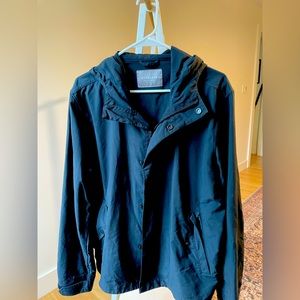 Everlane City Anorak in black, size large